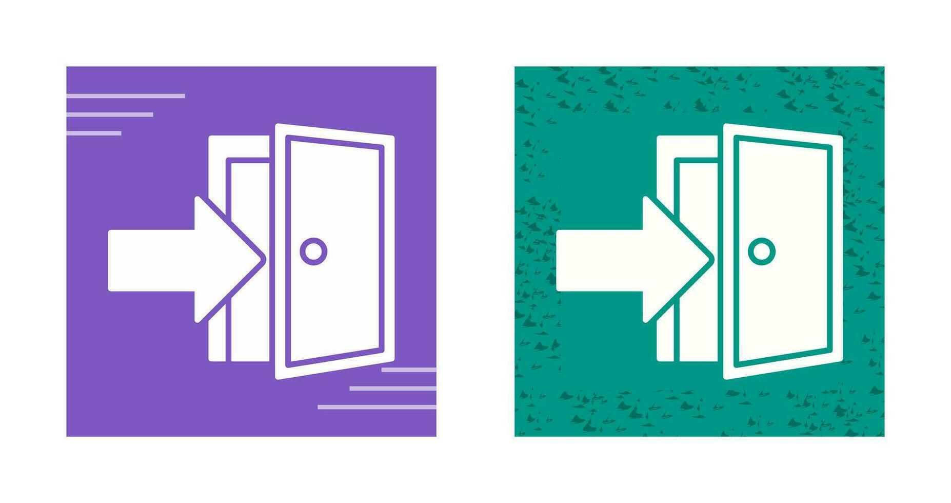 Exit Door Vector Icon