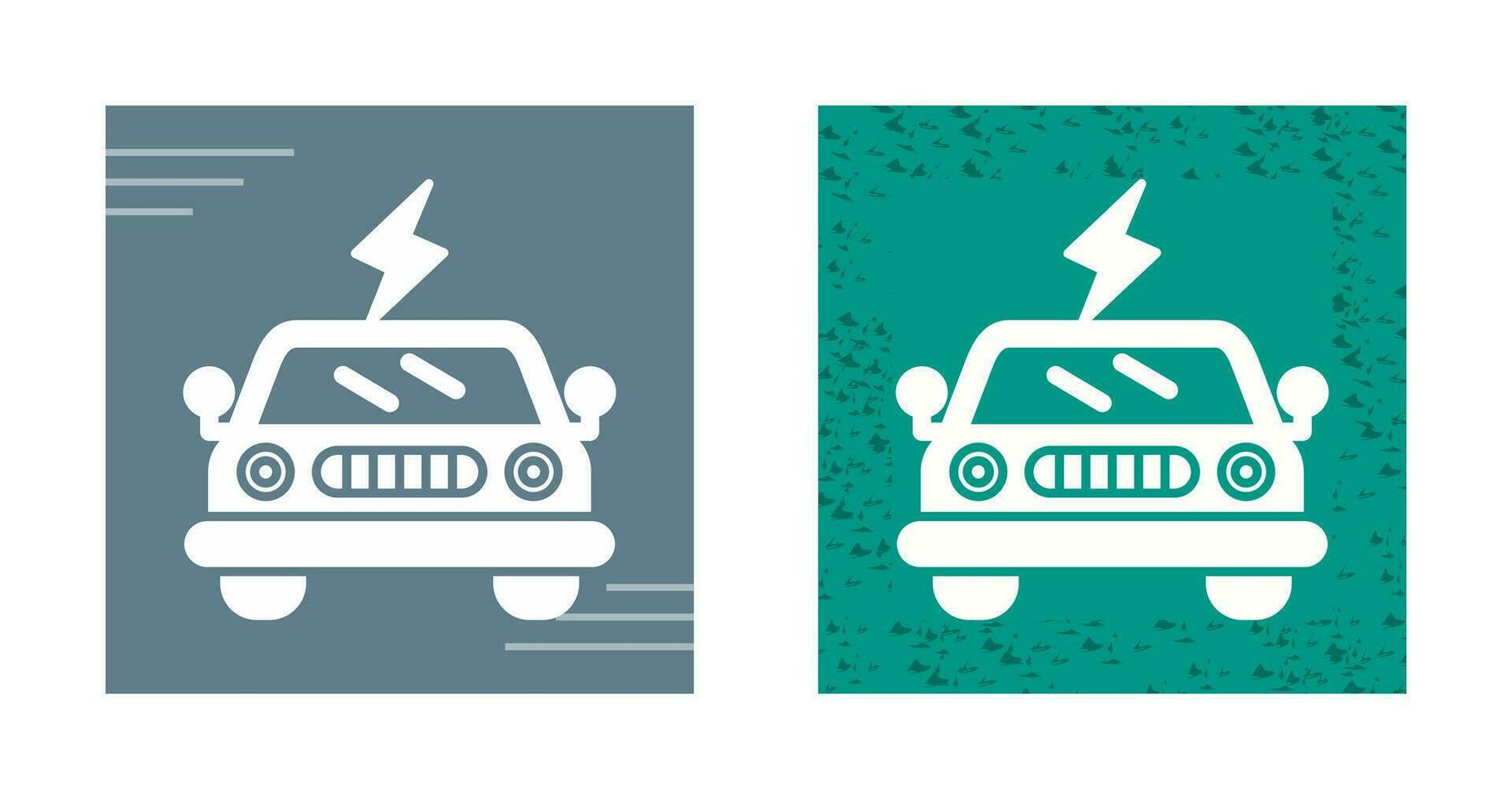 Electric Car Vector Icon