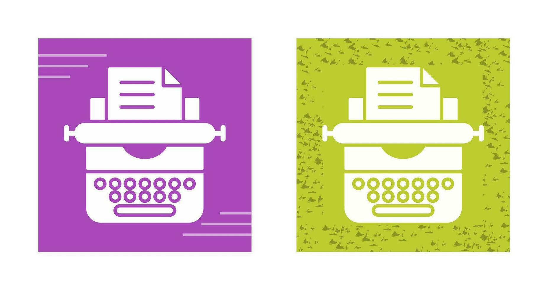 Typewriter Vector Icon