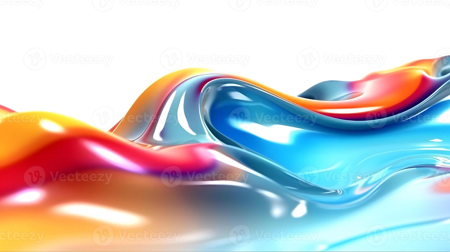 Abstract Wave Gradient Background photo