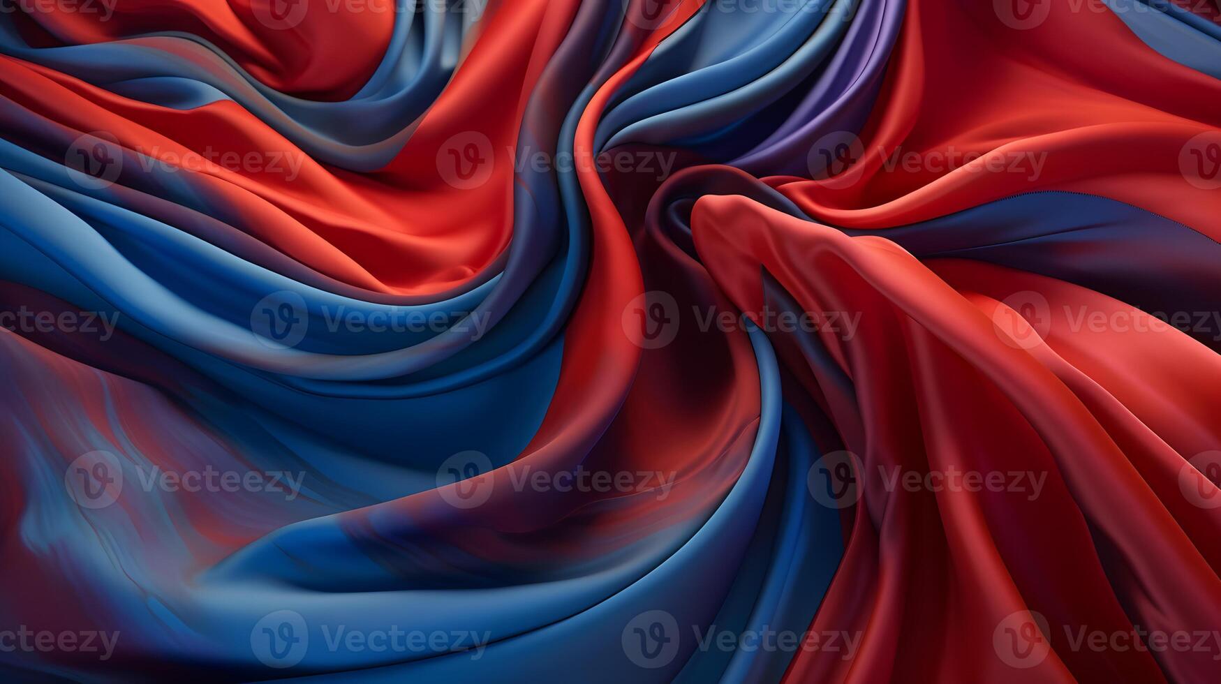 Gradient Blue and Red Abstract Fabric photo