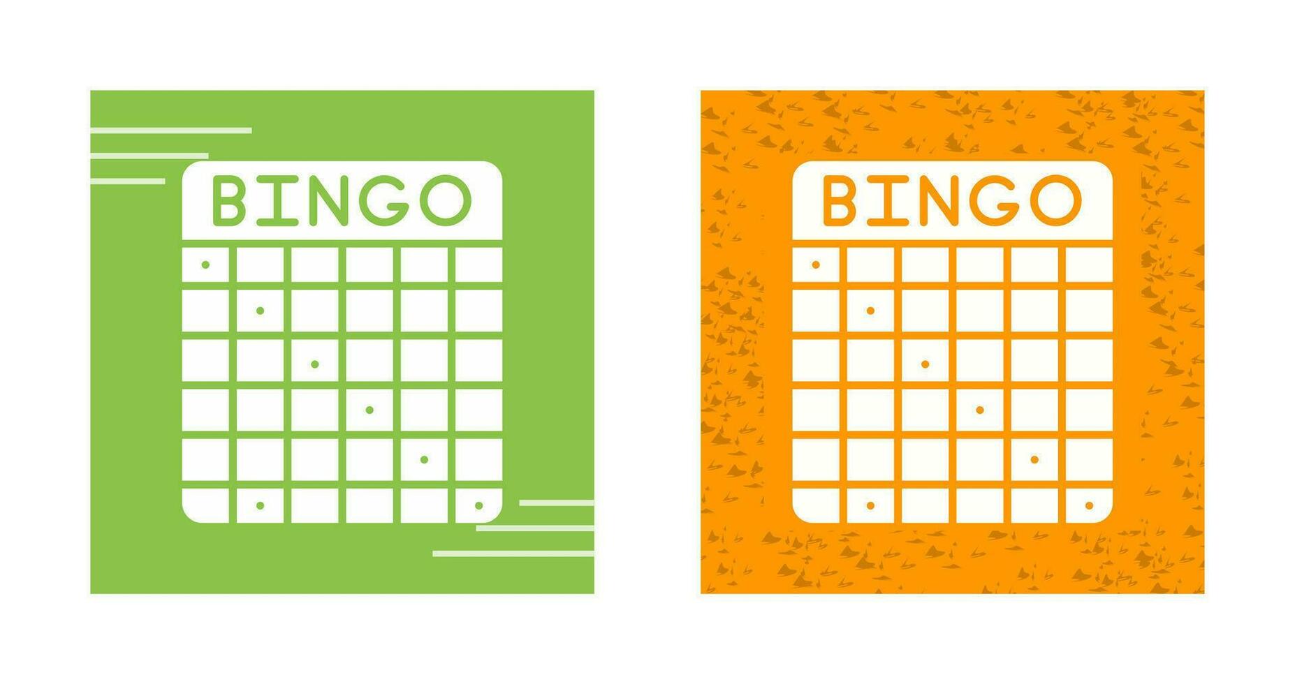 icono de vector de bingo