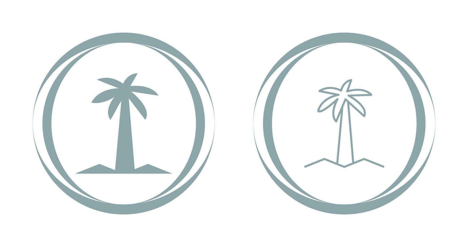 Coconut Tree Vector Icon