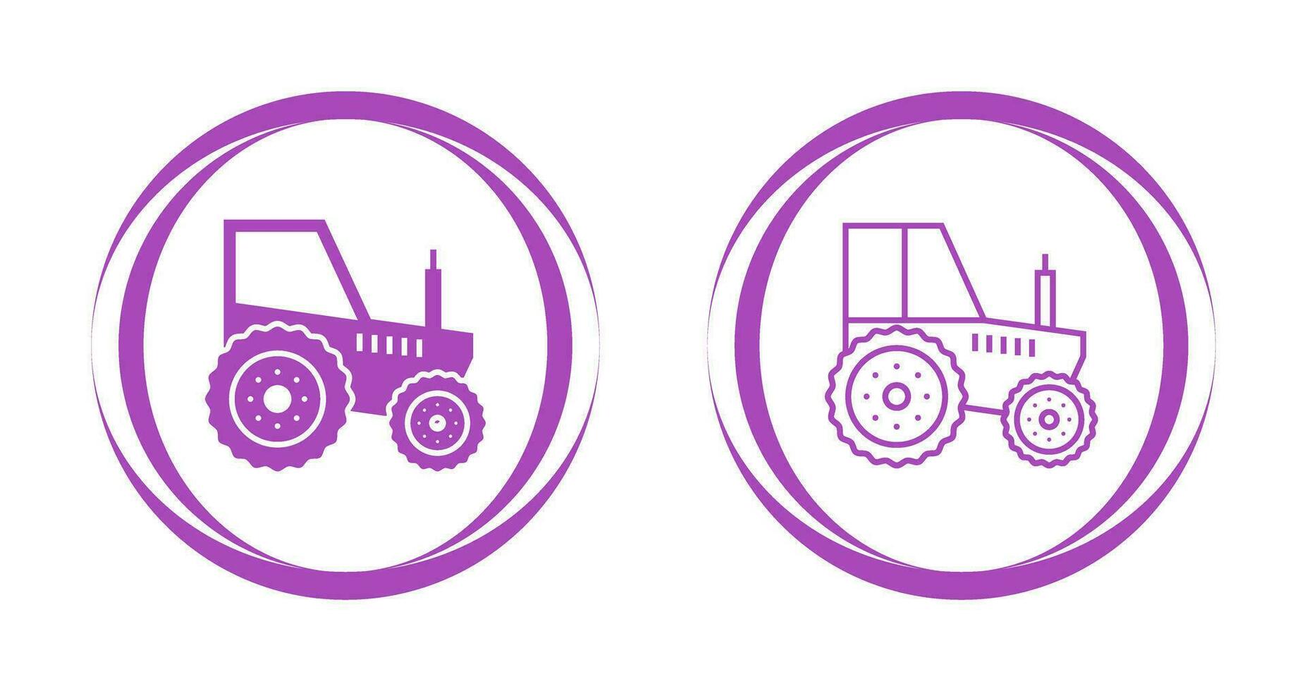 icono de vector de tractor