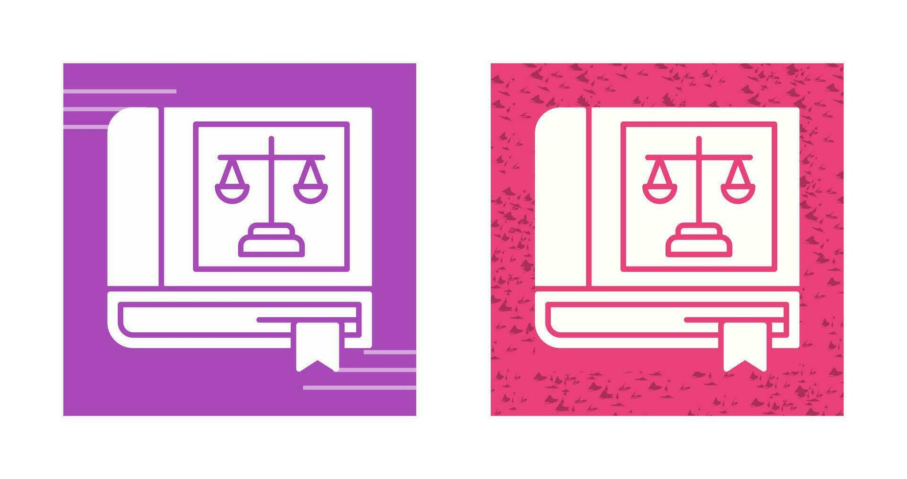 Law Book Vector Icon