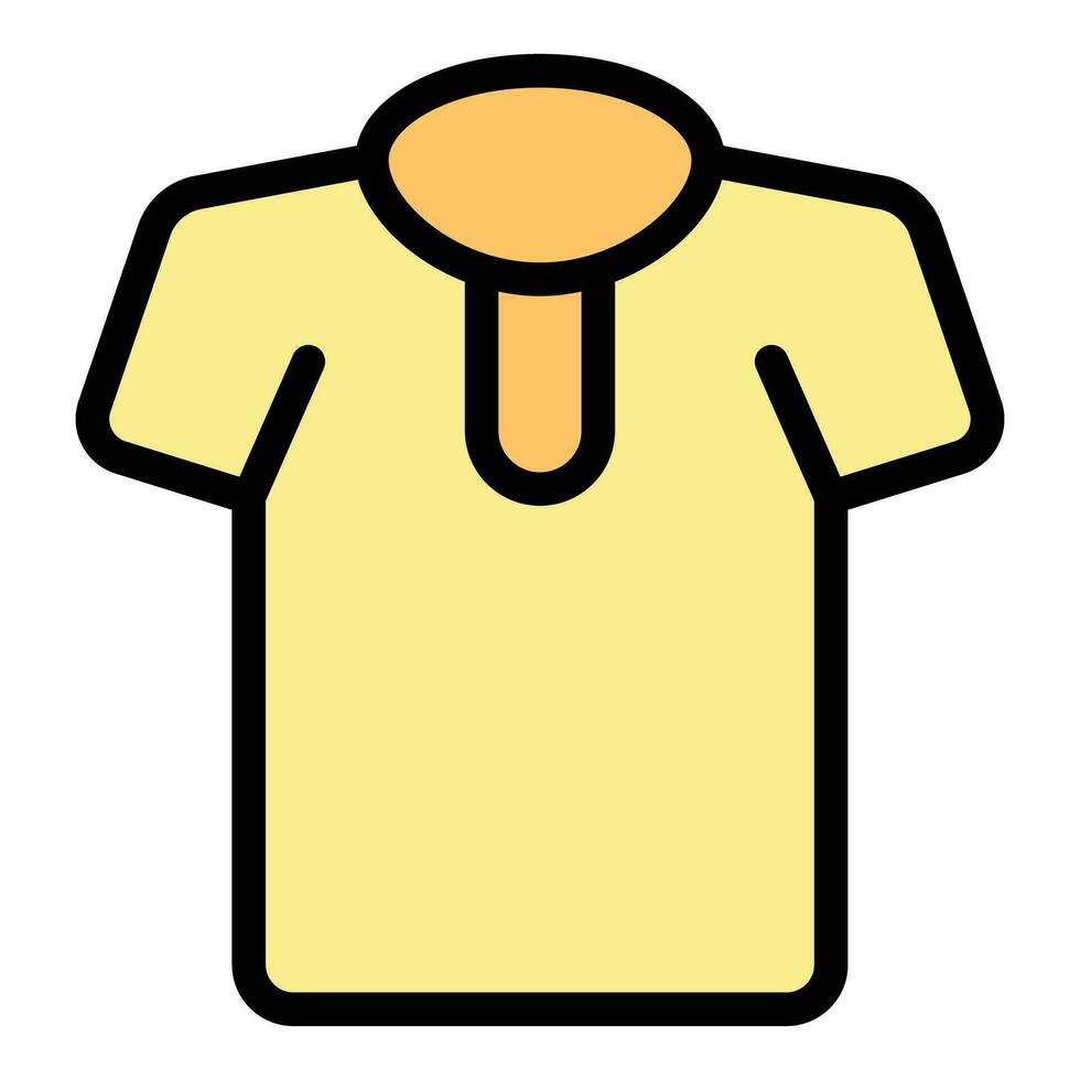 Moda camisa icono vector plano