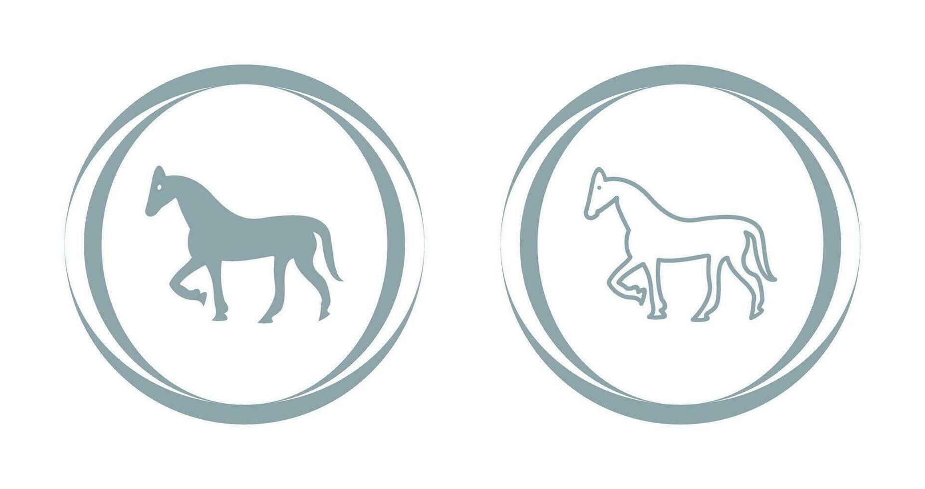 icono de vector de caballo