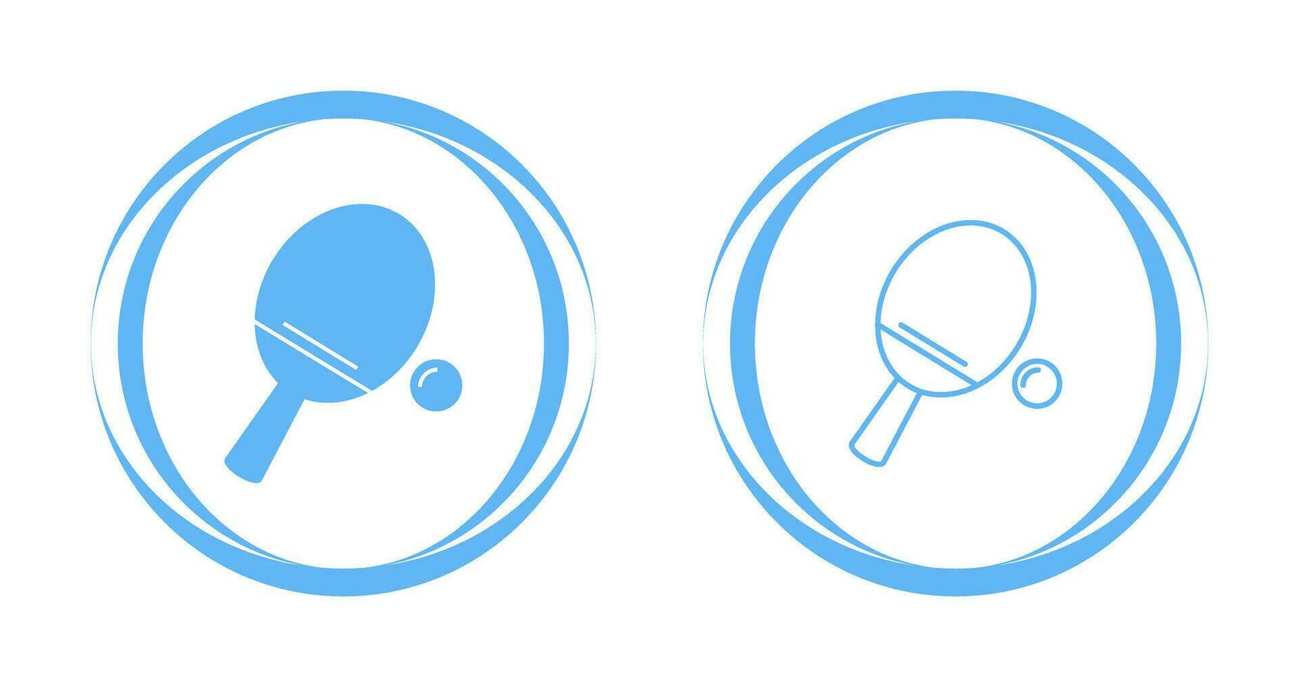 Table Tennis Vector Icon