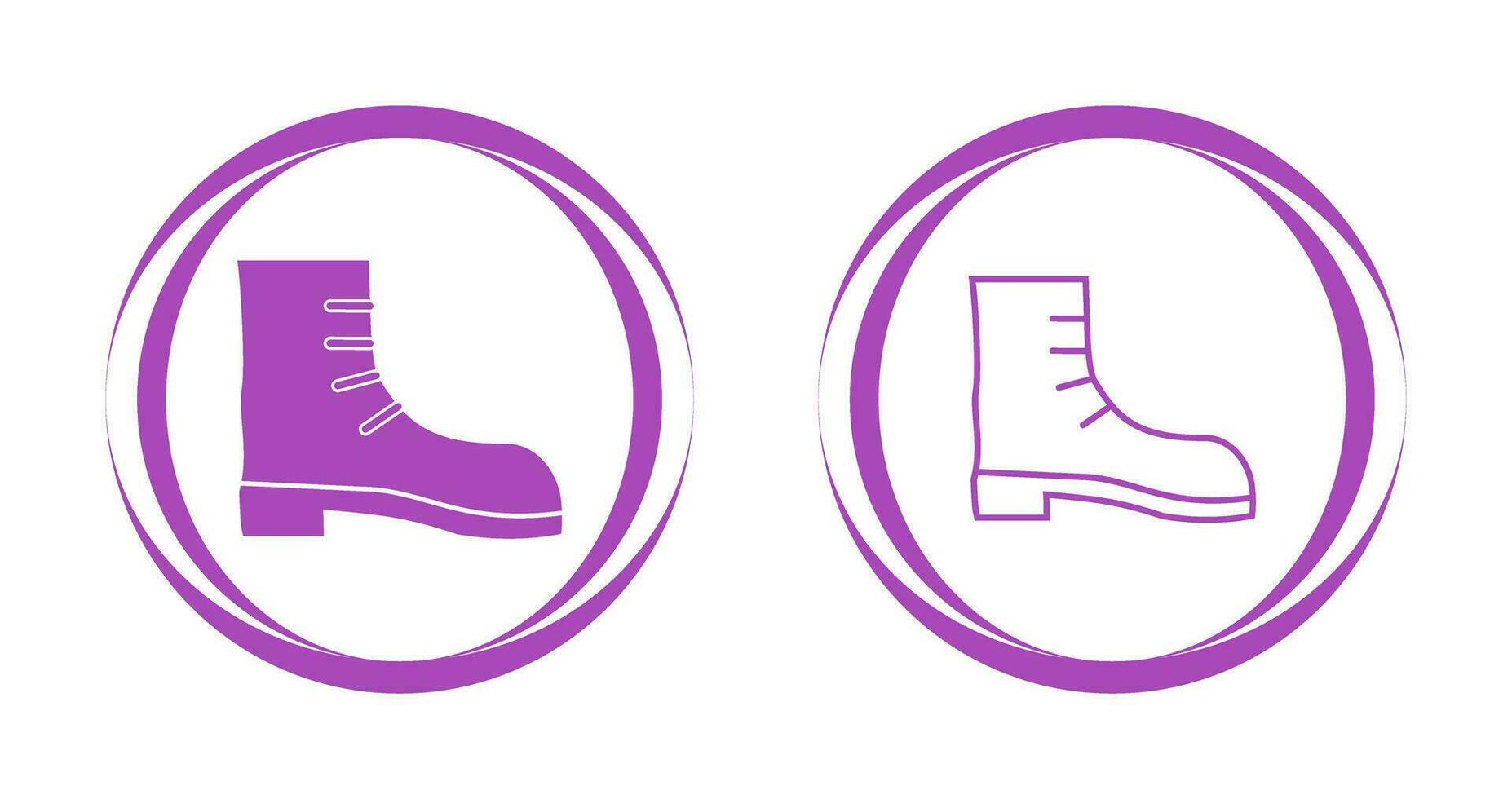 Camping Boot Vector Icon