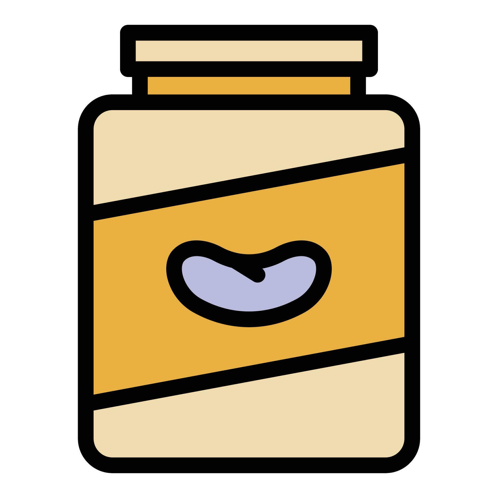 Bean jar powder icon vector flat 28781059 Vector Art at Vecteezy