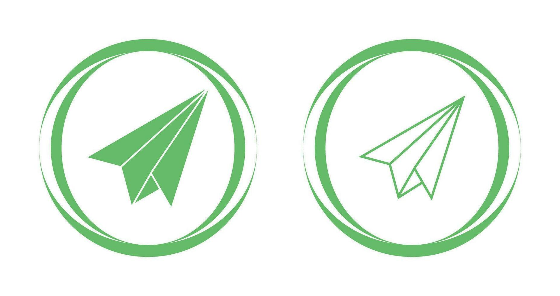 Paper Plane Vector Icon