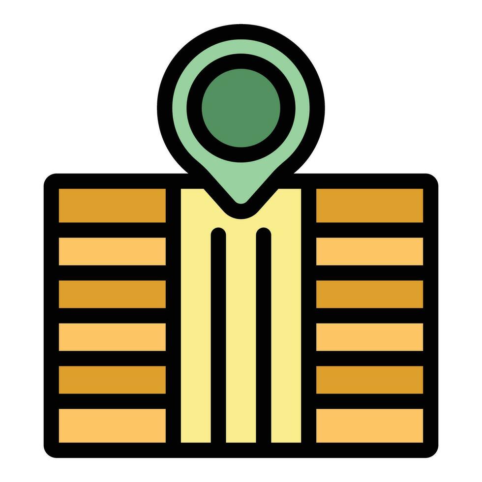 Farm technology icon vector flat
