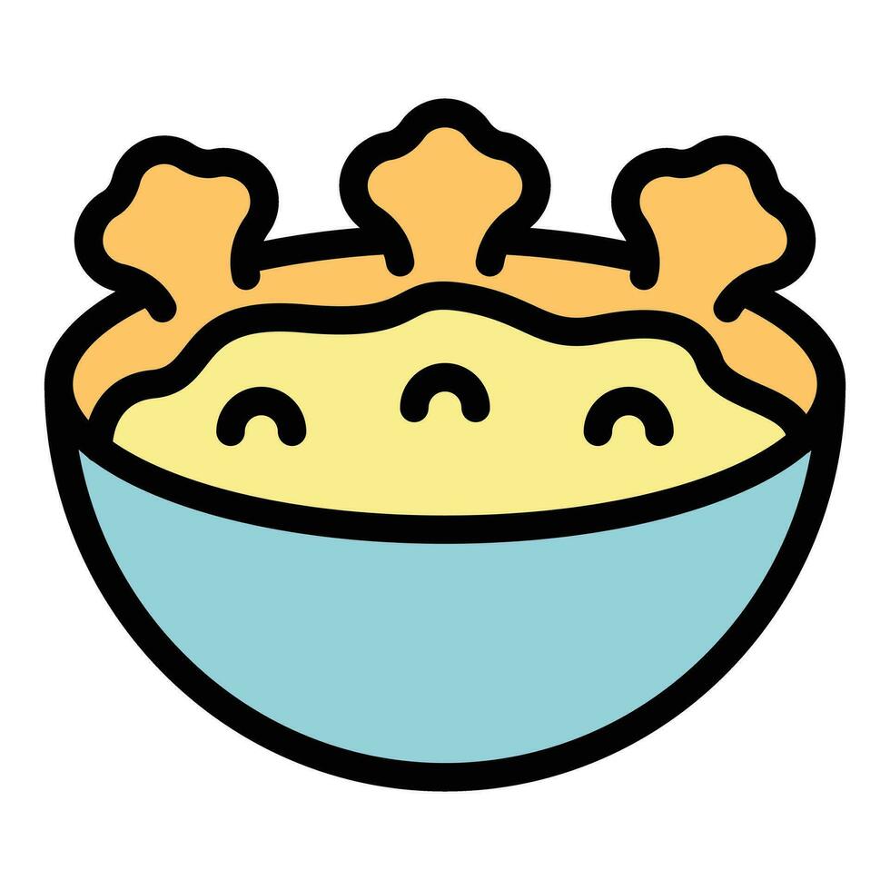 Meal cuisine icon vector flat