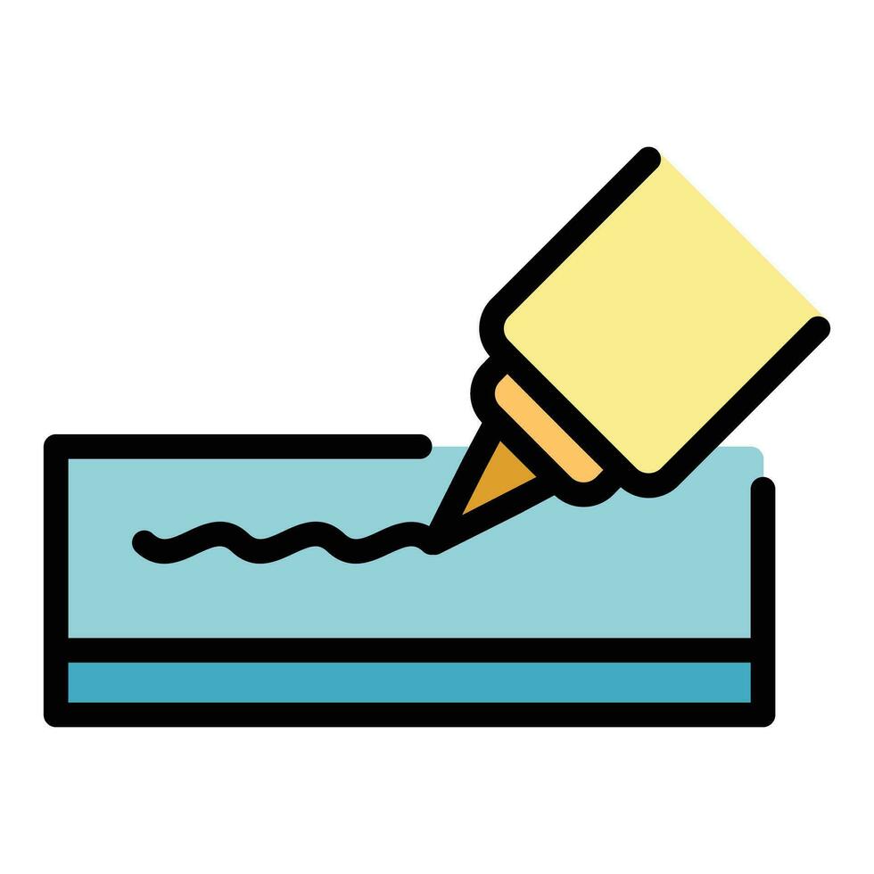 Paint plan icon vector flat