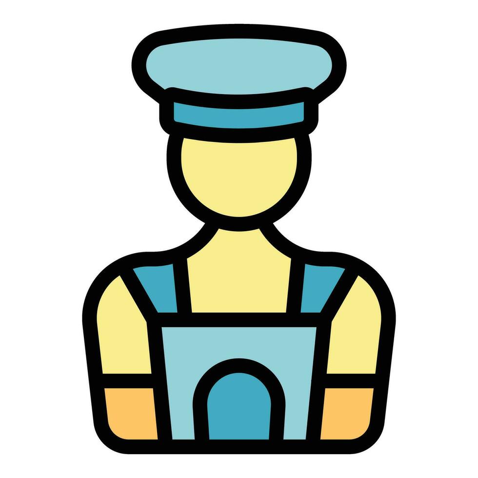 Craft artist icon vector flat