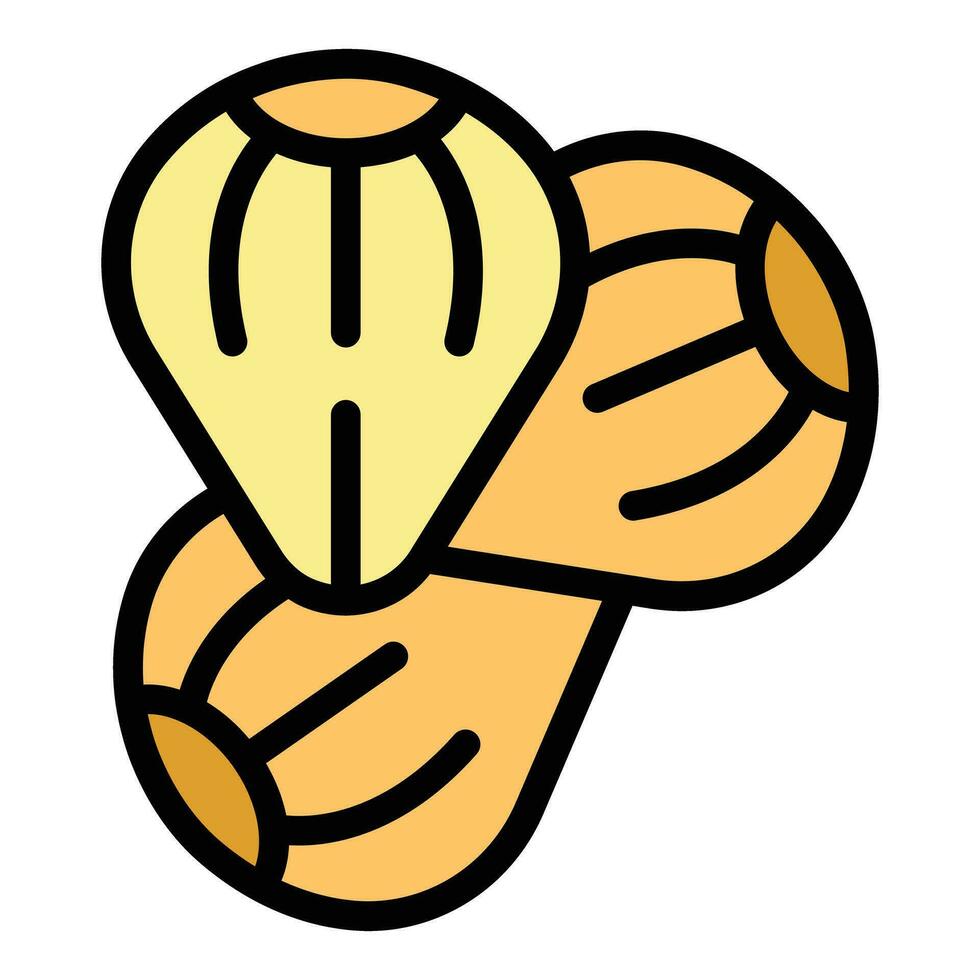Field buckwheat icon vector flat