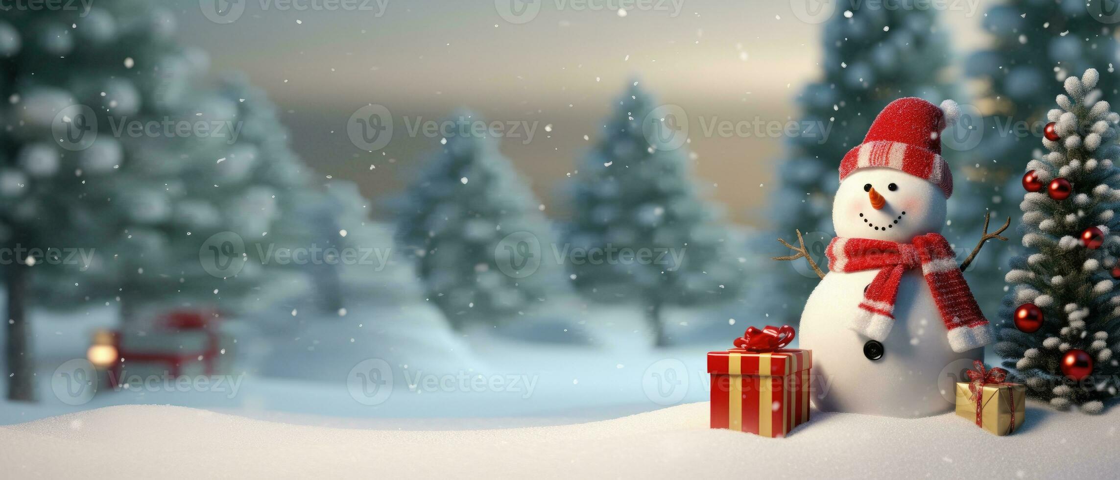 christmas celebration background template illustration. copy space decoration, banner. photo