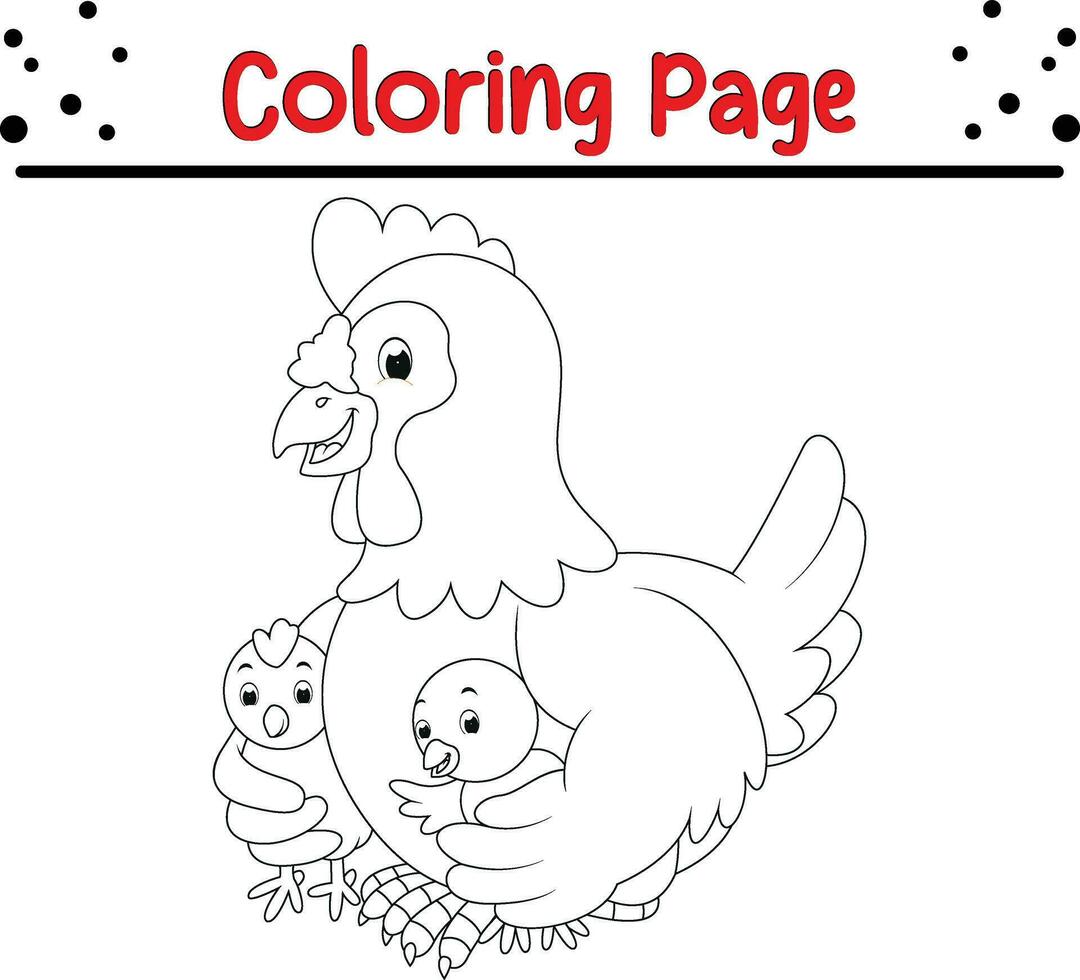 linda dibujos animados colorante página ilustración vector. para niños colorante libro. vector