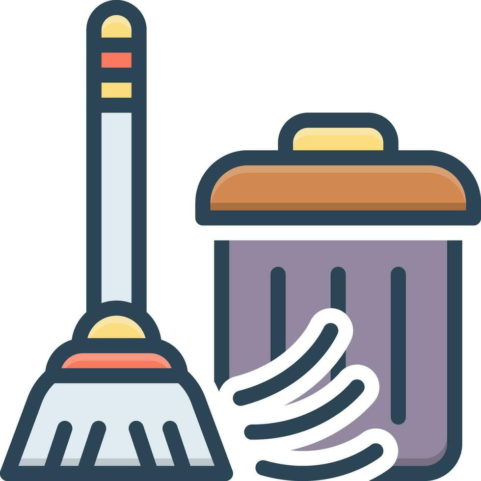 color icon for clearing vector