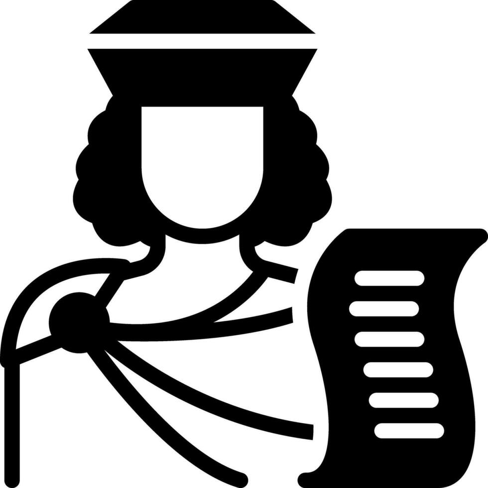 solid icon for glory vector