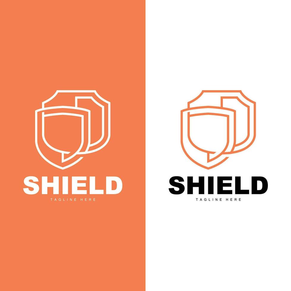 Shield Logo Vector Design Security Illustration Symbol Templet