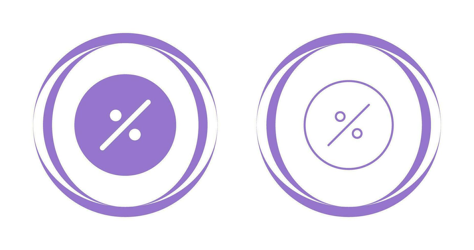 Percentage Symbol Vector Icon