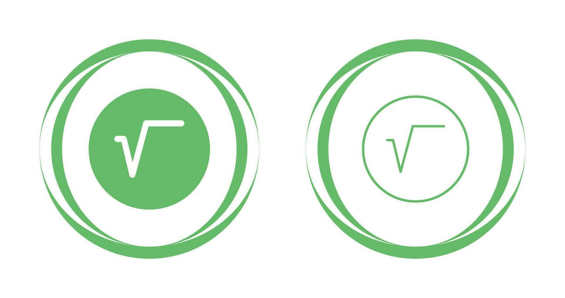 Square Root Symbol Vector Icon