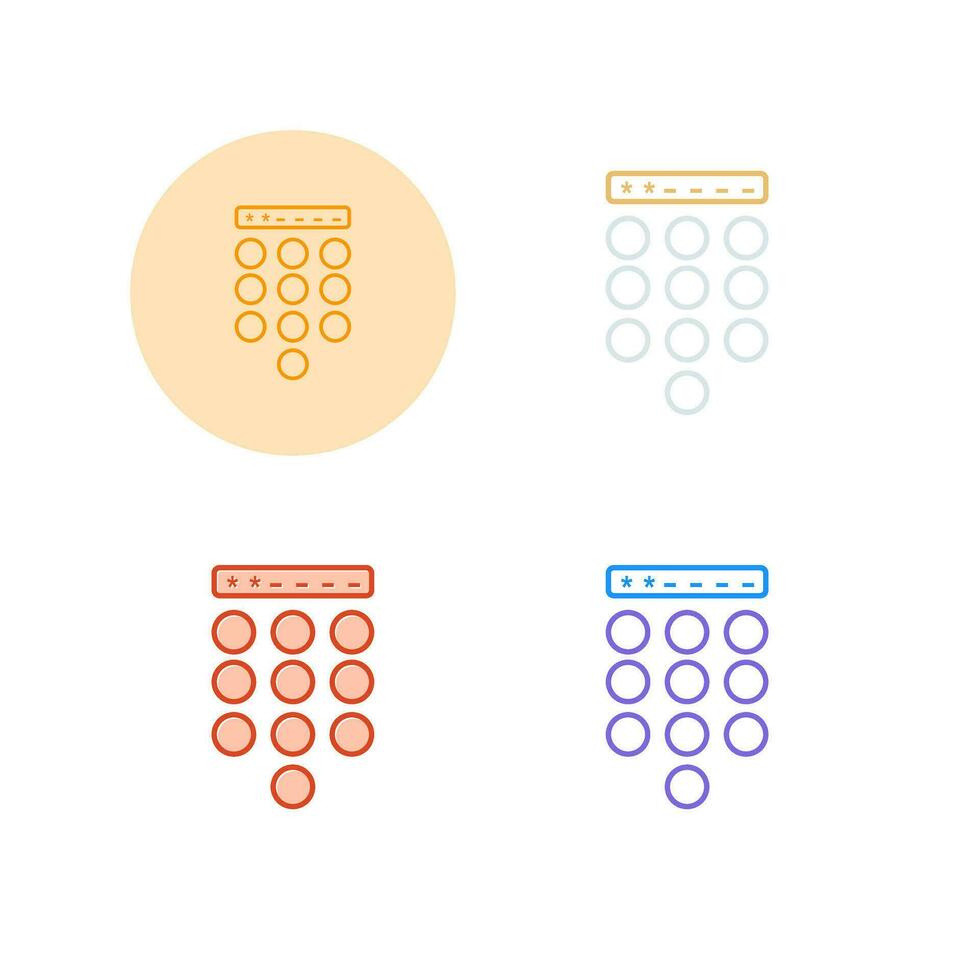 Passcode Lock Vector Icon 28790671 Vector Art at Vecteezy