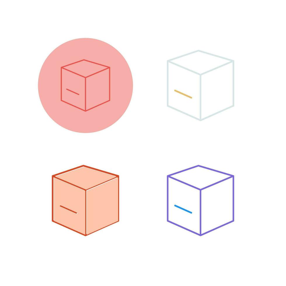 Cube Vector Icon