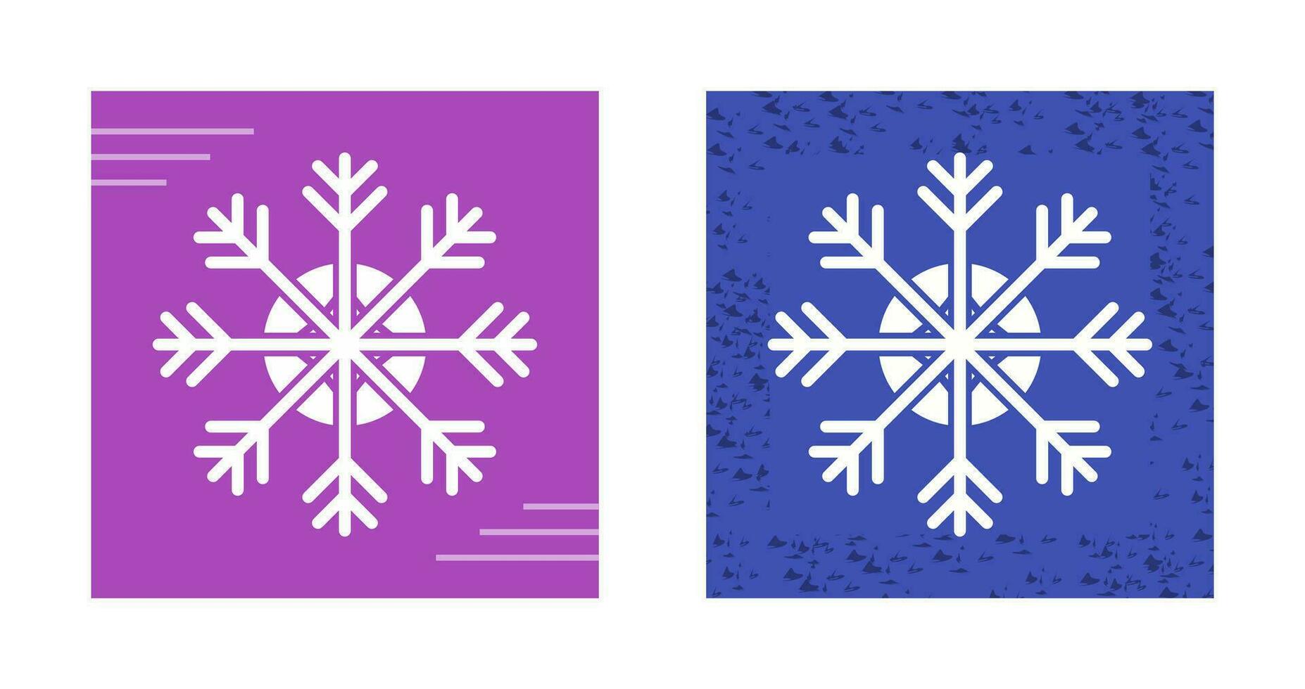 icono de vector de copo de nieve