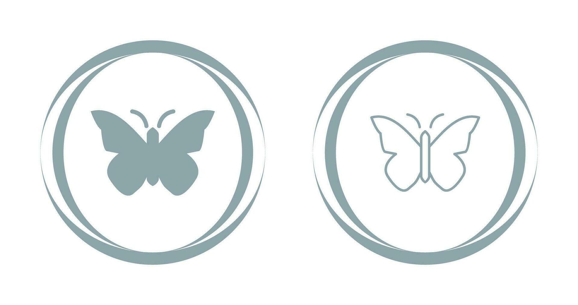 icono de vector de mariposa