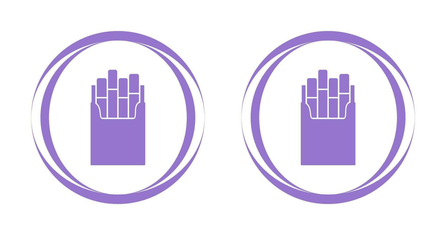 Cigarette Pack Vector Icon