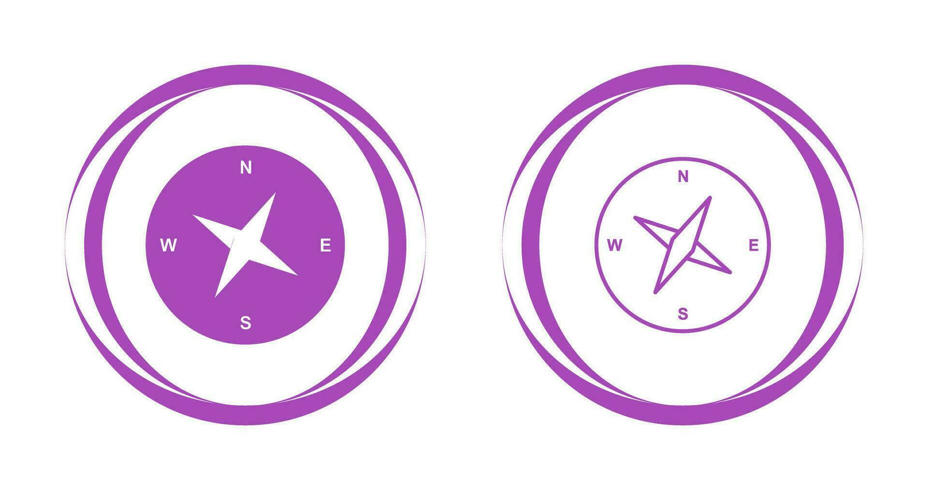 Compass Vector Icon