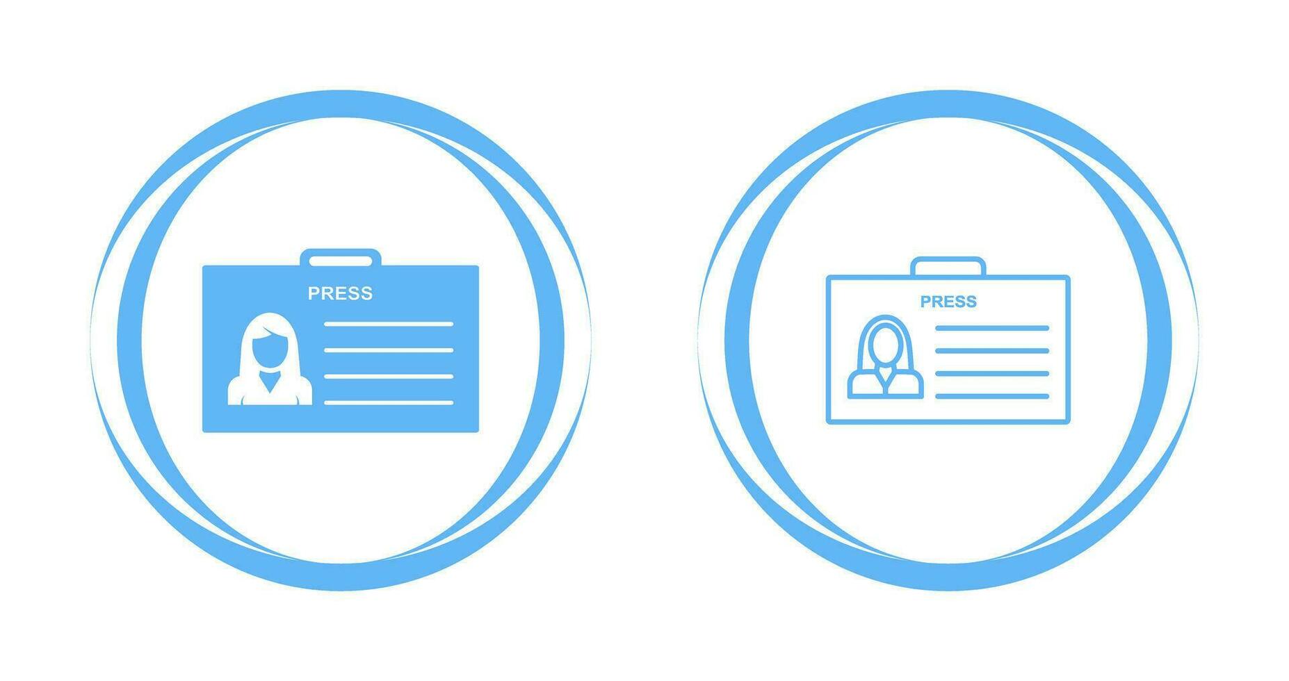 Female ID Vector Icon