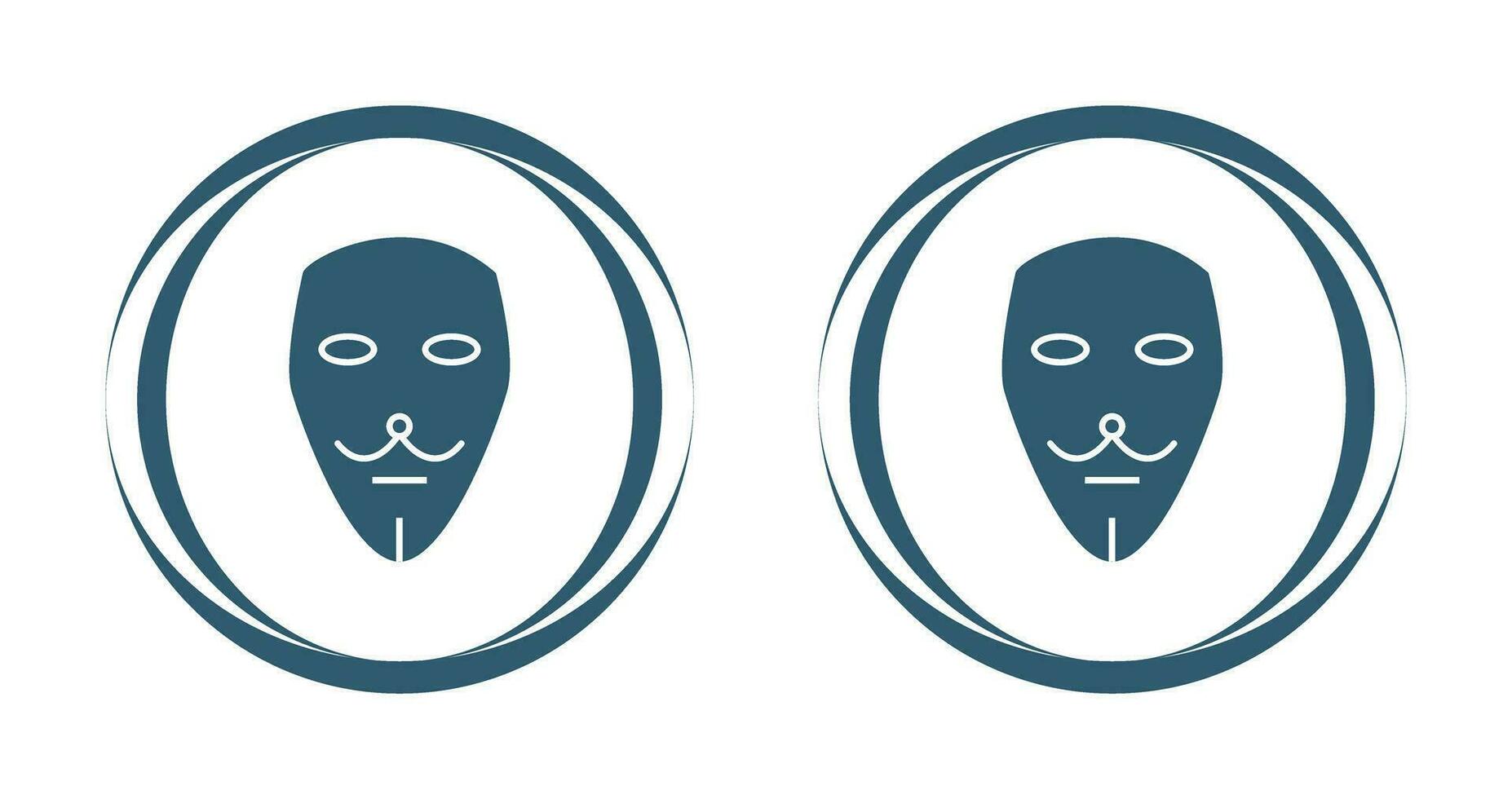 Two Masks Vector Icon
