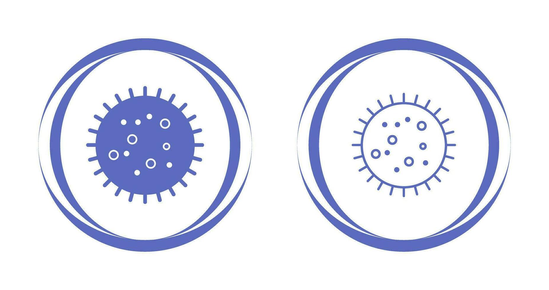 Bacteria in Slide Vector Icon