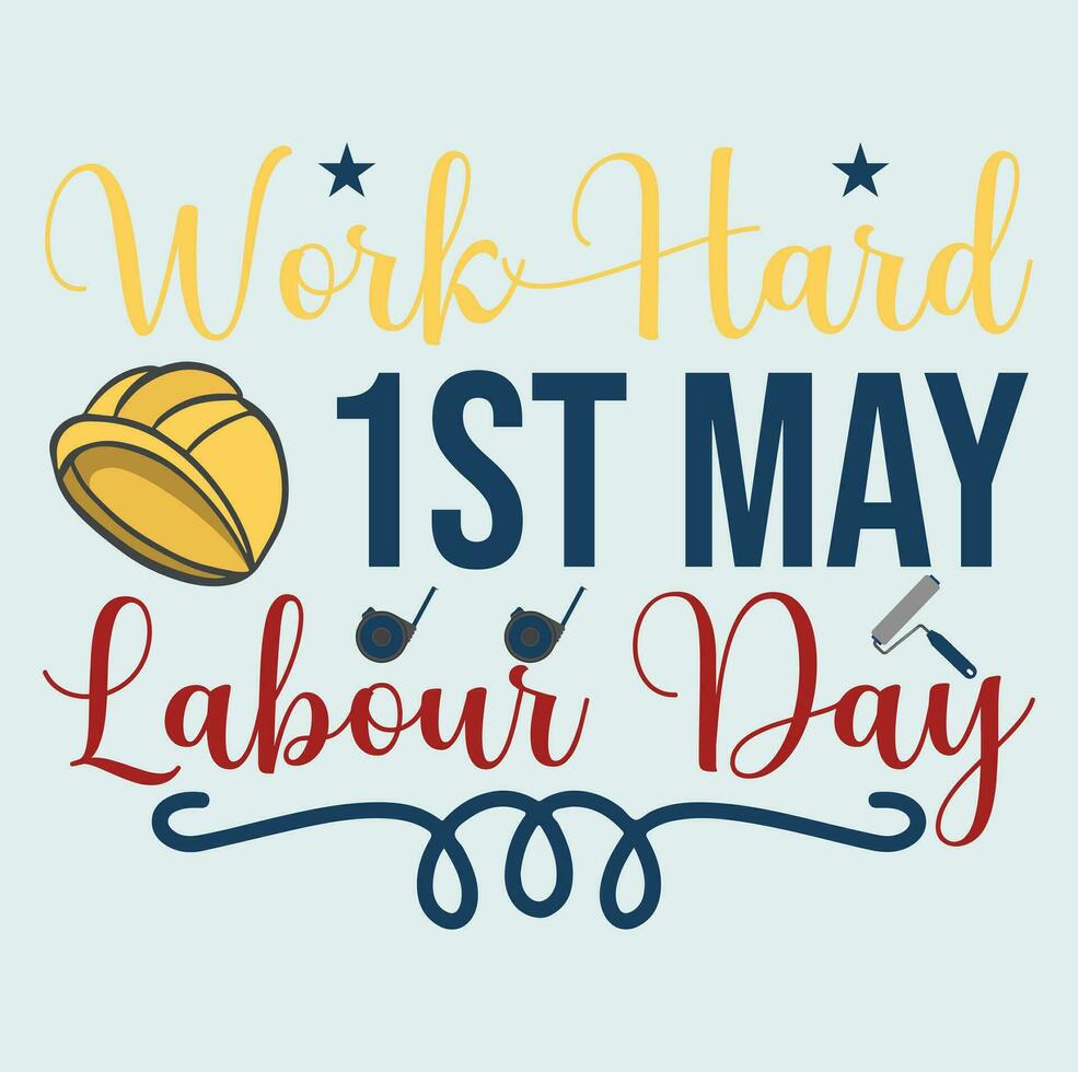 Labor Day t-shirt design vector