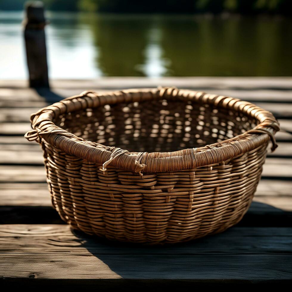 Free Basket AI Generative Image photo