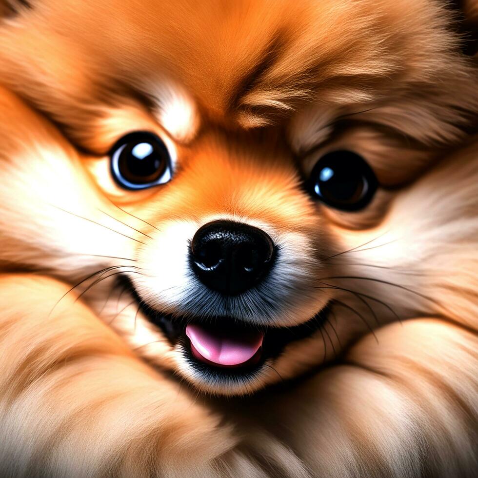 Free Dog AI Generative Image photo
