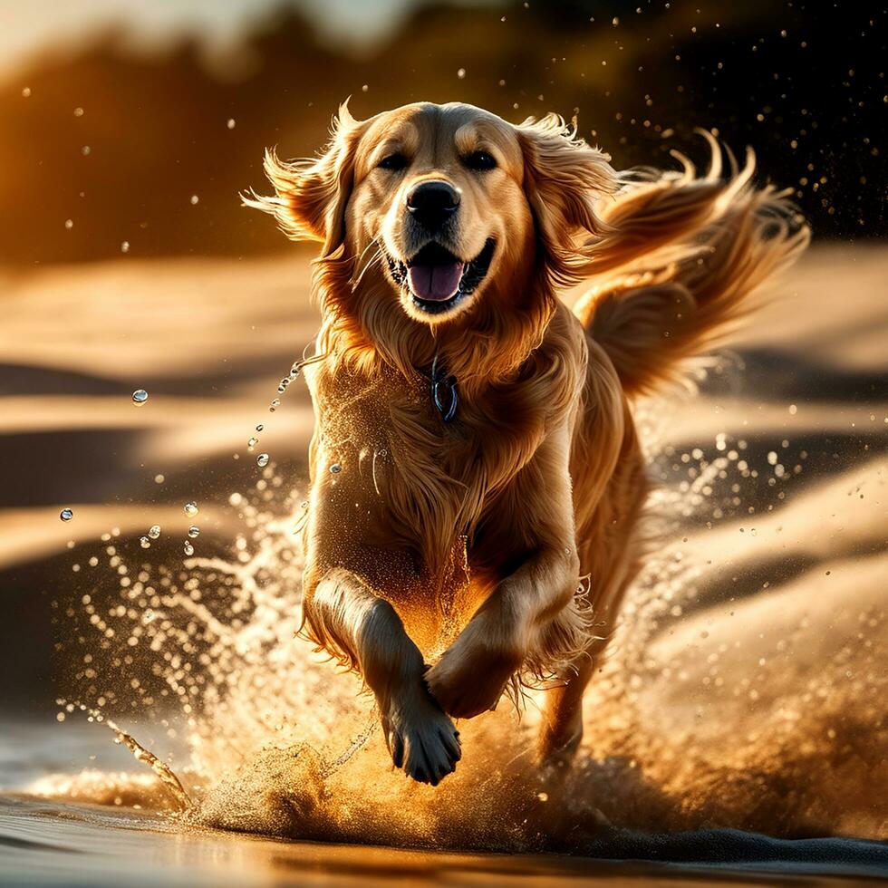 Free Dog AI Generative Image photo