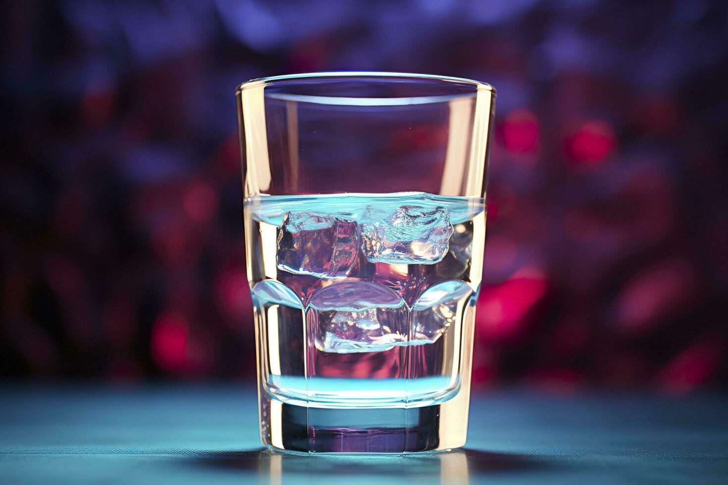 Concept of strong alcoholic drink. vodka drink. Generative AI photo