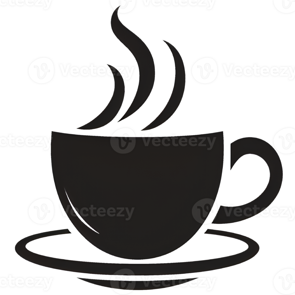 coffee cup isolate clipart ai generative png