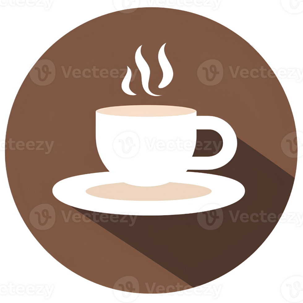 coffee cup isolate clipart ai generative png