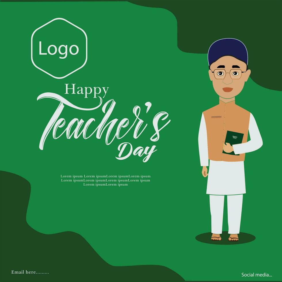 Free vector real Teachers day