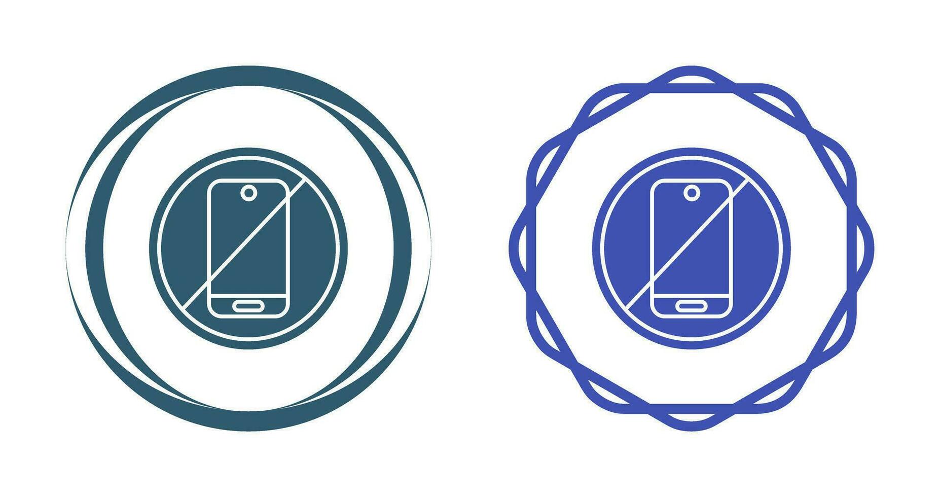 No Phone Vector Icon