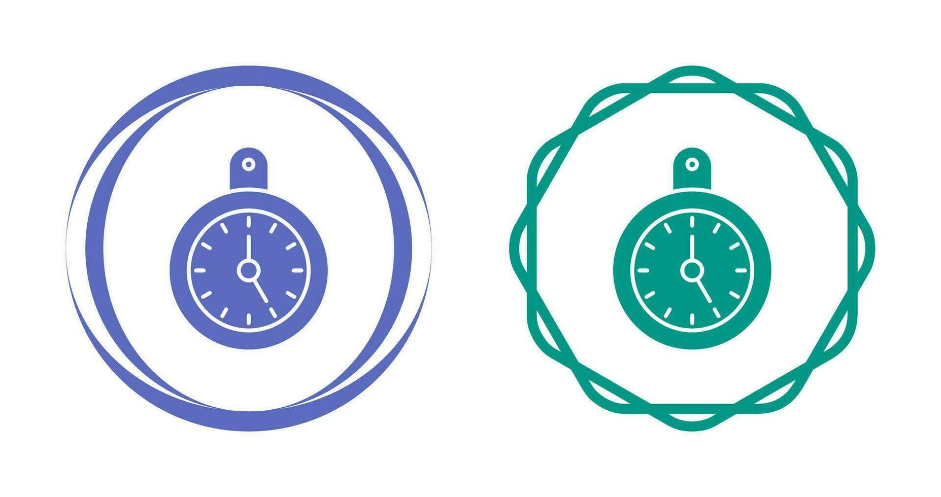Wall Clock Vector Icon
