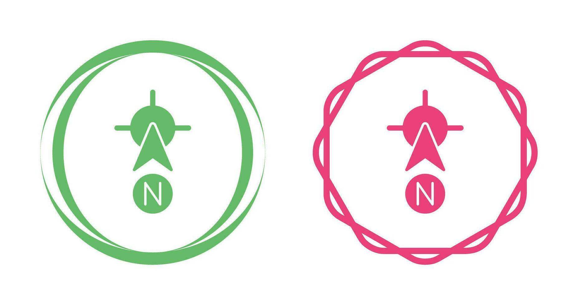 North Vector Icon