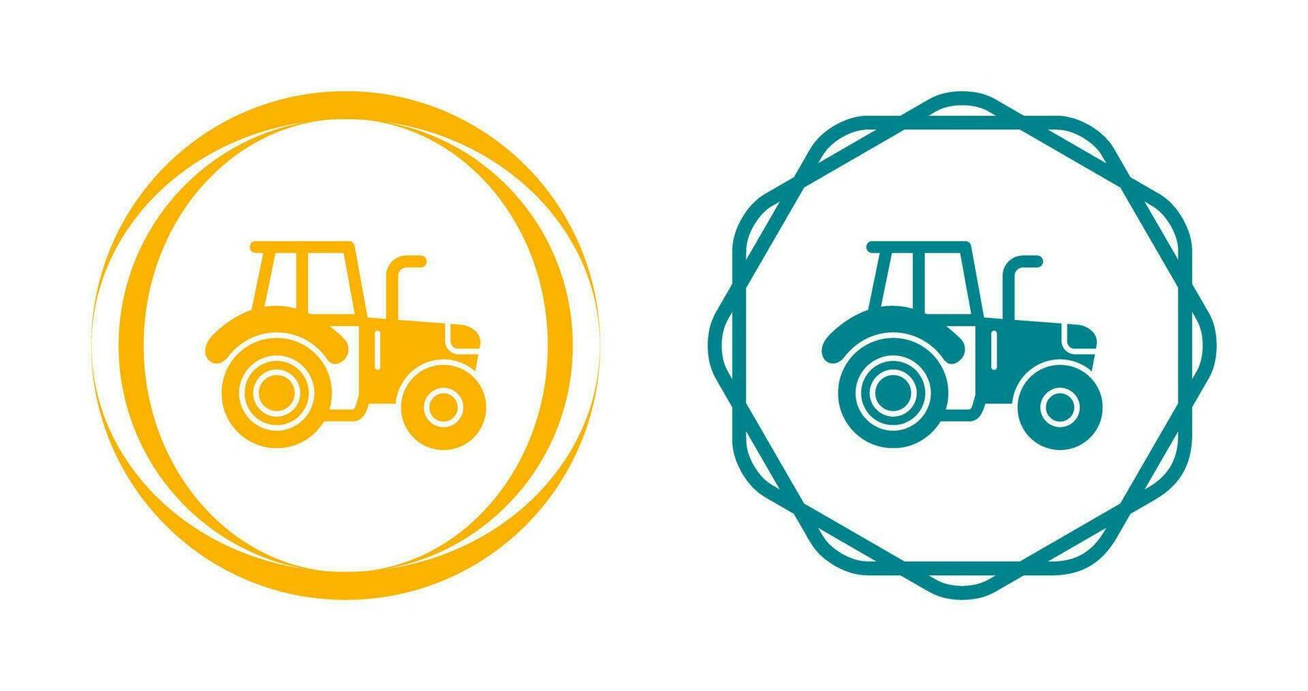 icono de vector de tractor