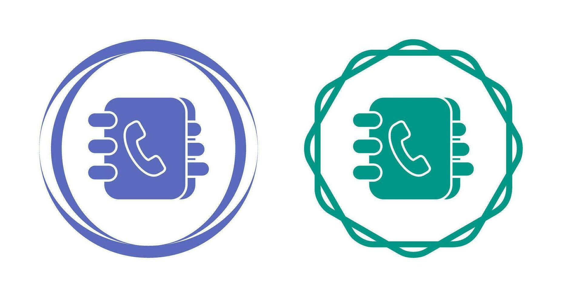 Contact Book Vector Icon