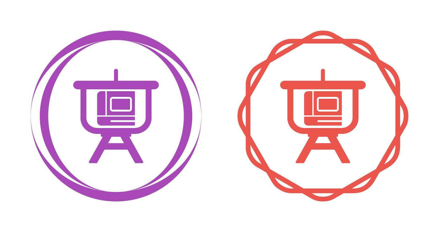 Education Presentation Vector Icon